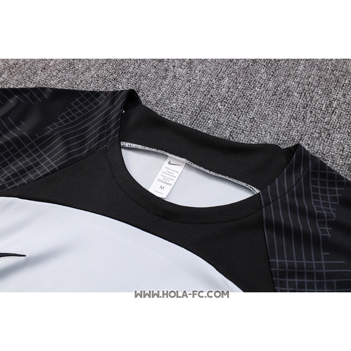 Chandal del Barcelona 2023-2024 Manga Corta Gris - Pantalon Corto